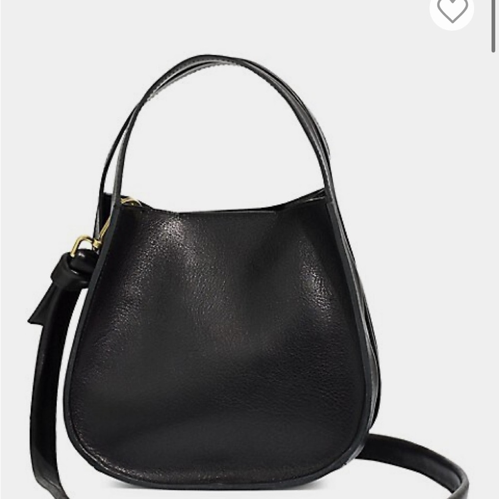 Madewell leather Sydney crossbody bag in black